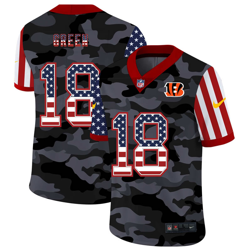 Nike Cincinnati Bengals 18 Green 2020 USA Camo Salute to Service Limited Jersey zhua,We sell and wholesale Nike Cincinnati Bengals 18 Green 2020 USA Camo Salute to Service Limited Jersey zhua on line form chian!